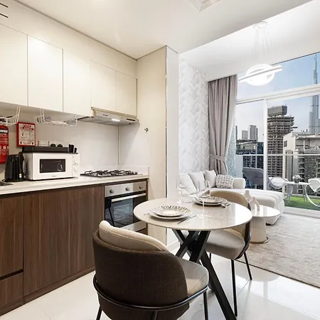 Burj Khalifa View 1 Bedroom Apartment With Balcony For Up To 4 Person Dubai Exterior photo