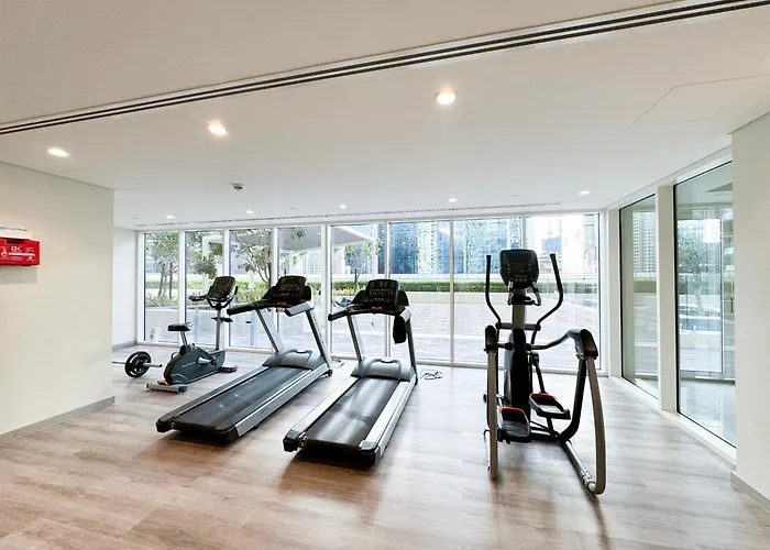 Burj Khalifa View 1 Bedroom Apartment With Balcony For Up To 4 Person