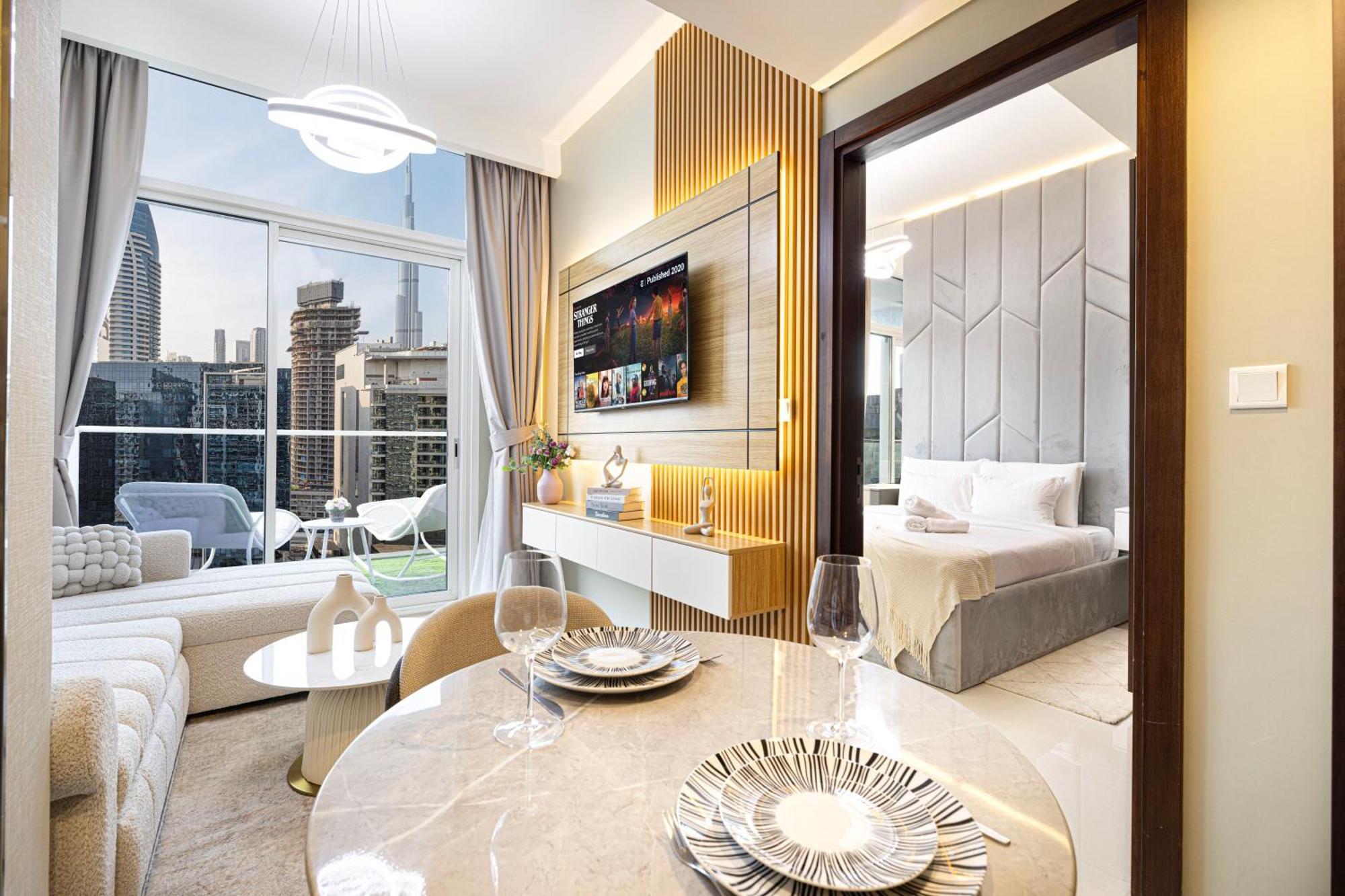 Apartment Burj Khalifa View 1 Bedroom With Balcony For Up To 4 Person Dubai