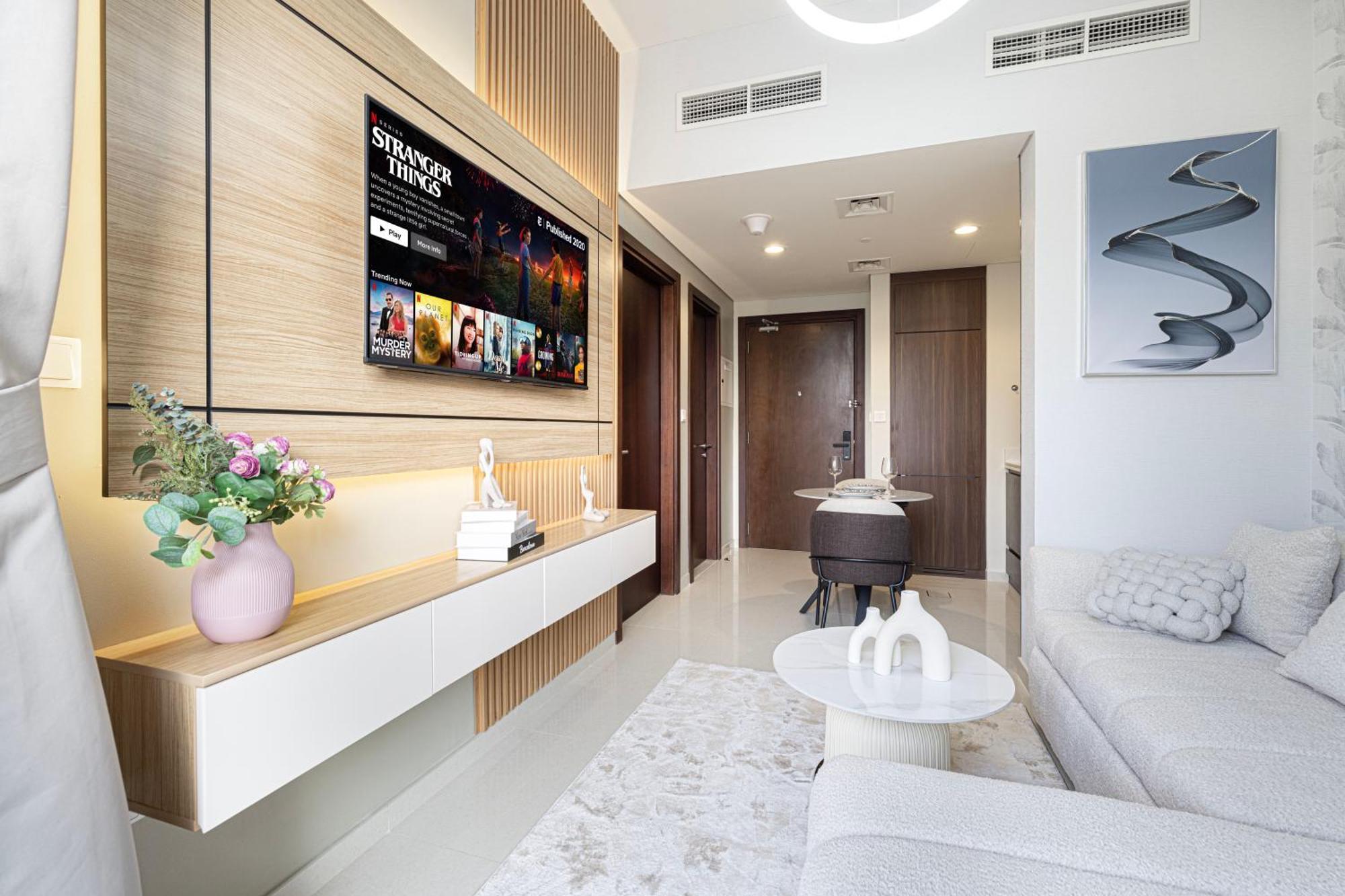 Burj Khalifa View 1 Bedroom With Balcony For Up To 4 Person Apartment