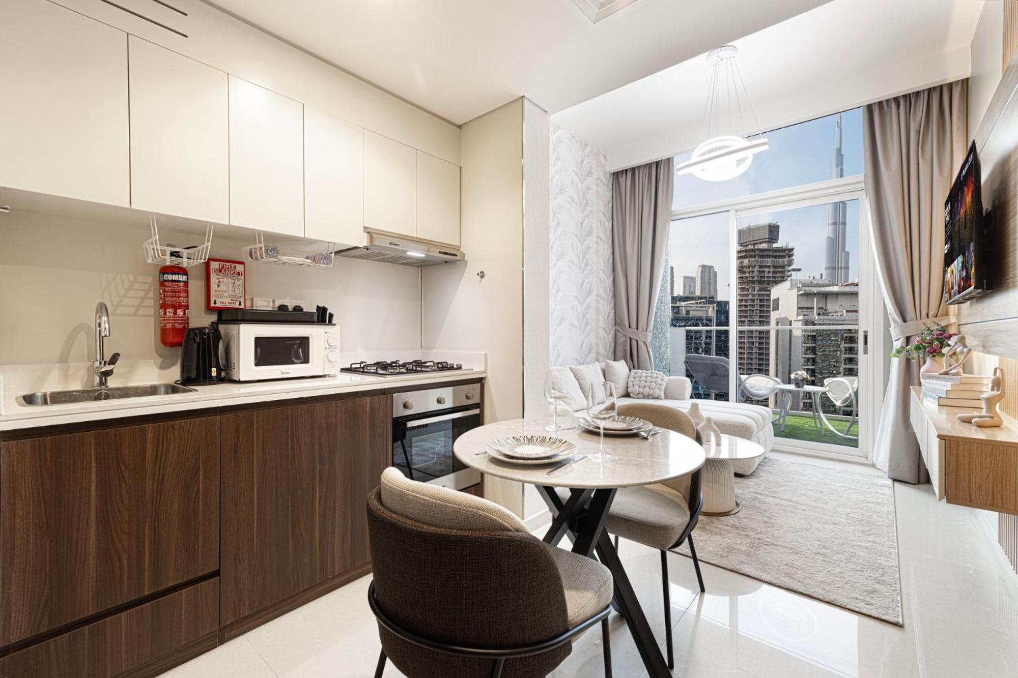 Apartment Burj Khalifa View 1 Bedroom With Balcony For Up To 4 Person Dubai
